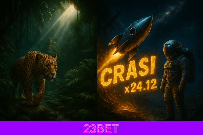 Viva o Crash da 23BET e ganhe com emoção!